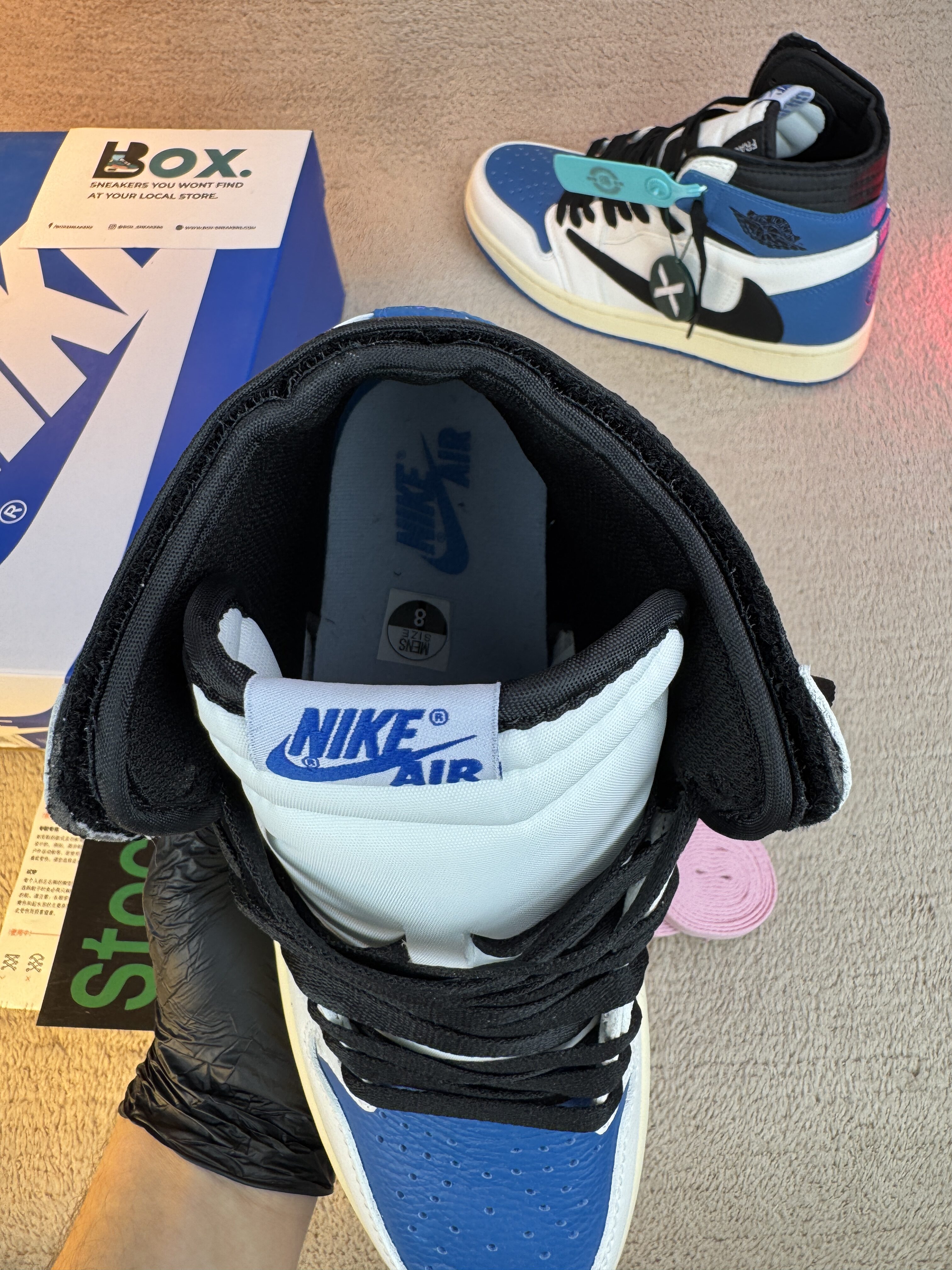 Jordan 1 Retro High OG SP Fragment x Travis Scott - Image 10