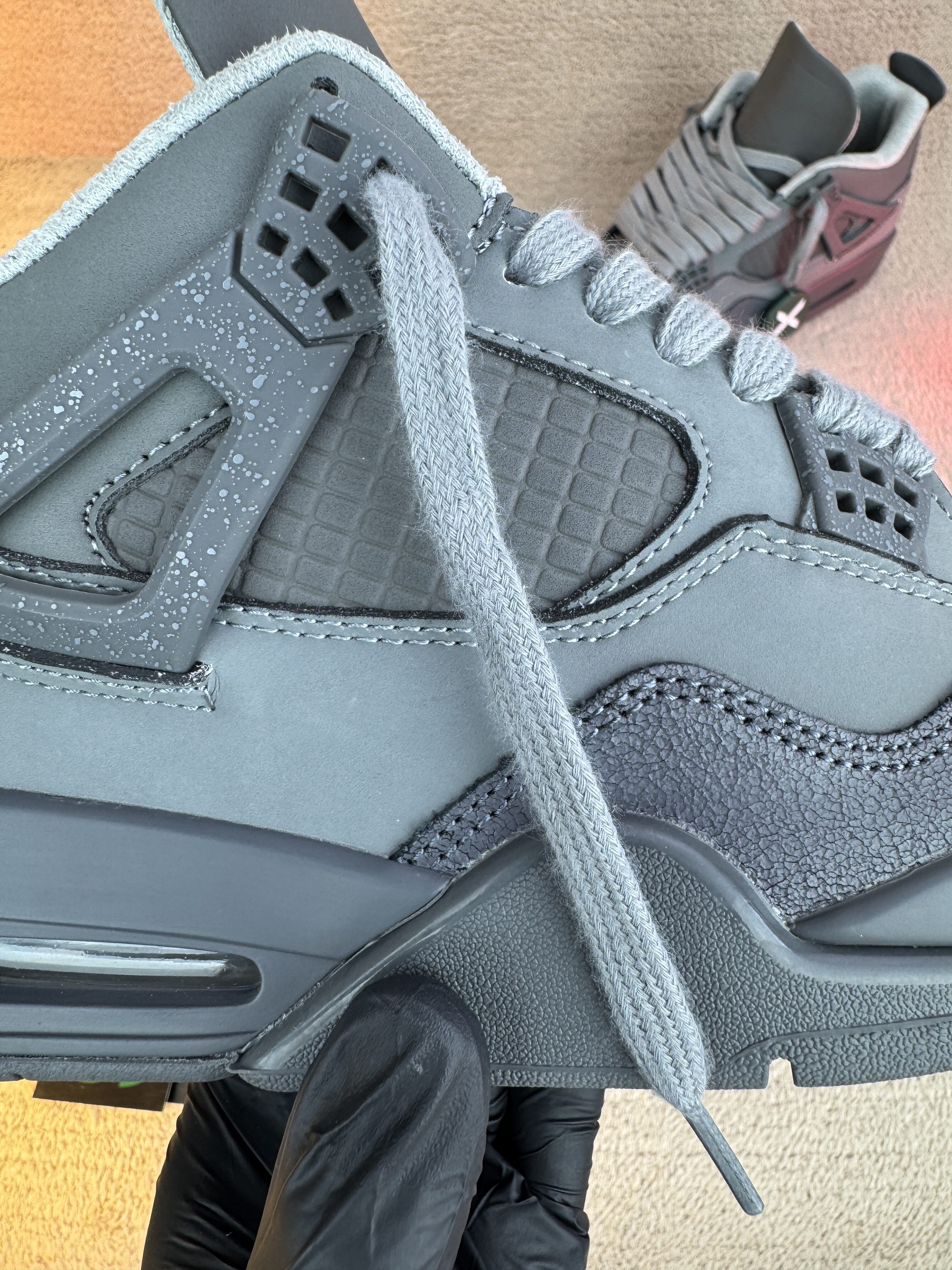 Jordan 4 Retro SE Paris Olympics Wet Cement - Image 5