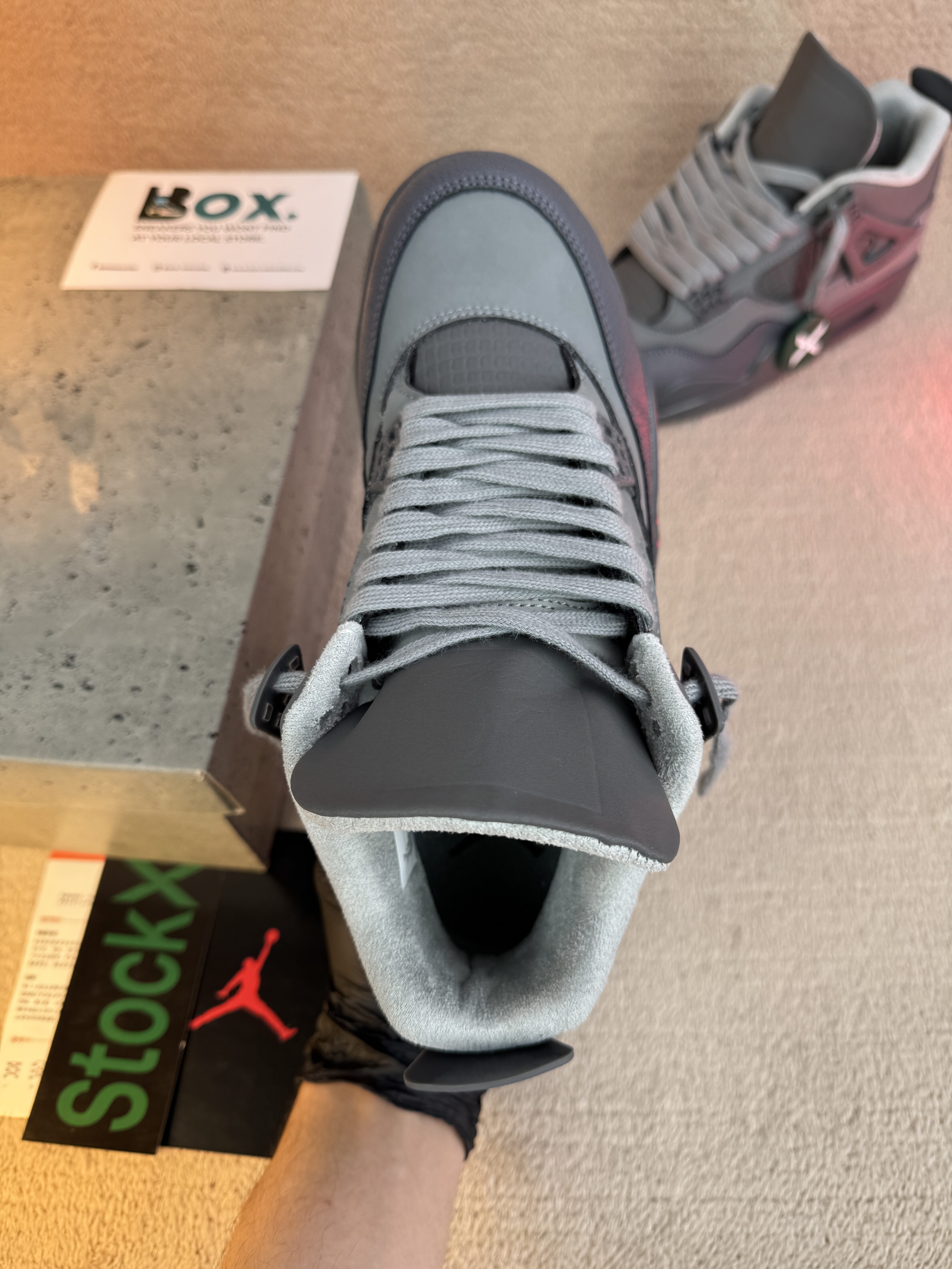 Jordan 4 Retro SE Paris Olympics Wet Cement - Image 11