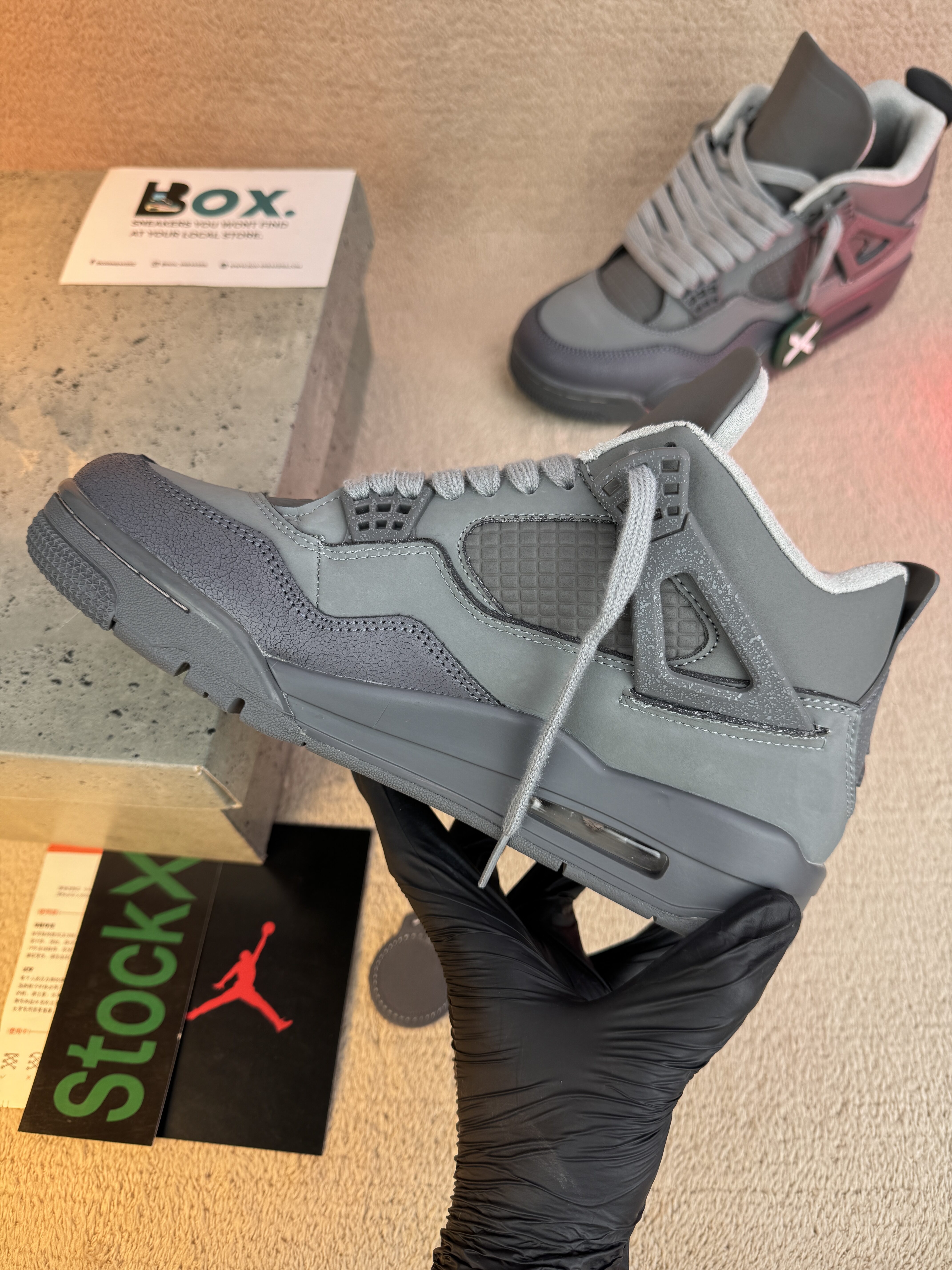 Jordan 4 Retro SE Paris Olympics Wet Cement - Image 12