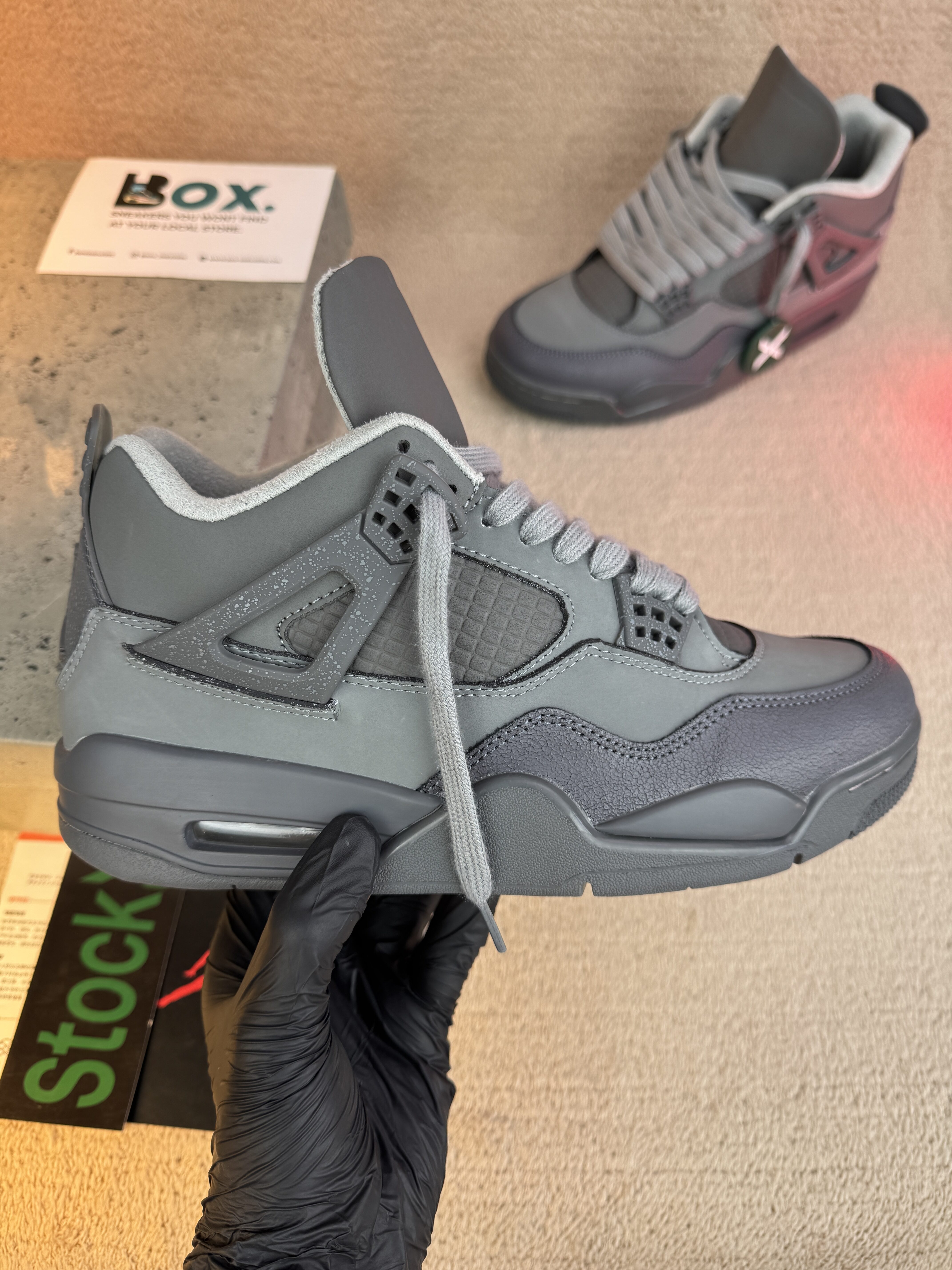 Jordan 4 Retro SE Paris Olympics Wet Cement - Image 3