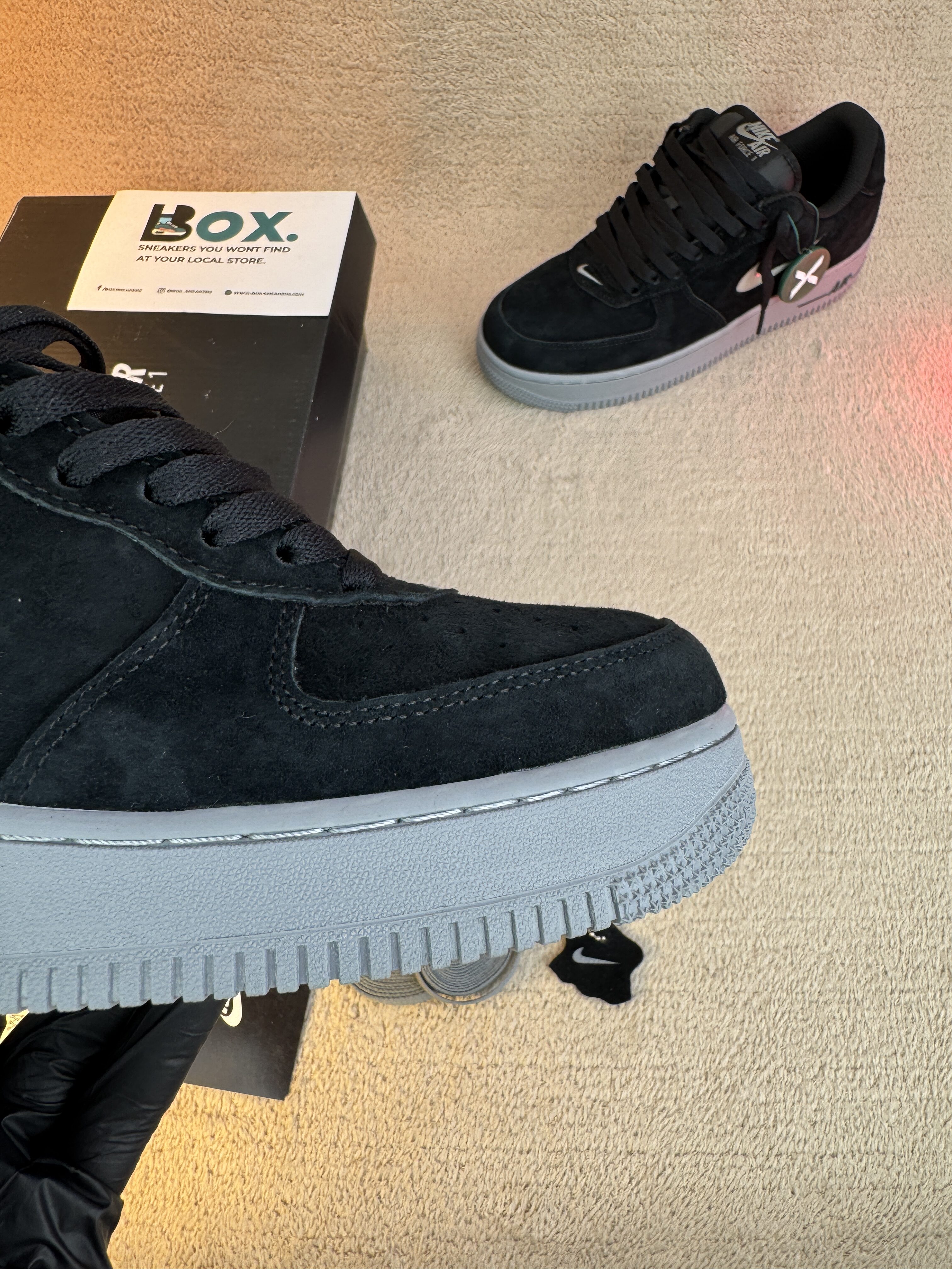 Nike Air Force 1 Low '07 Jewel Black Cool Grey - Image 6