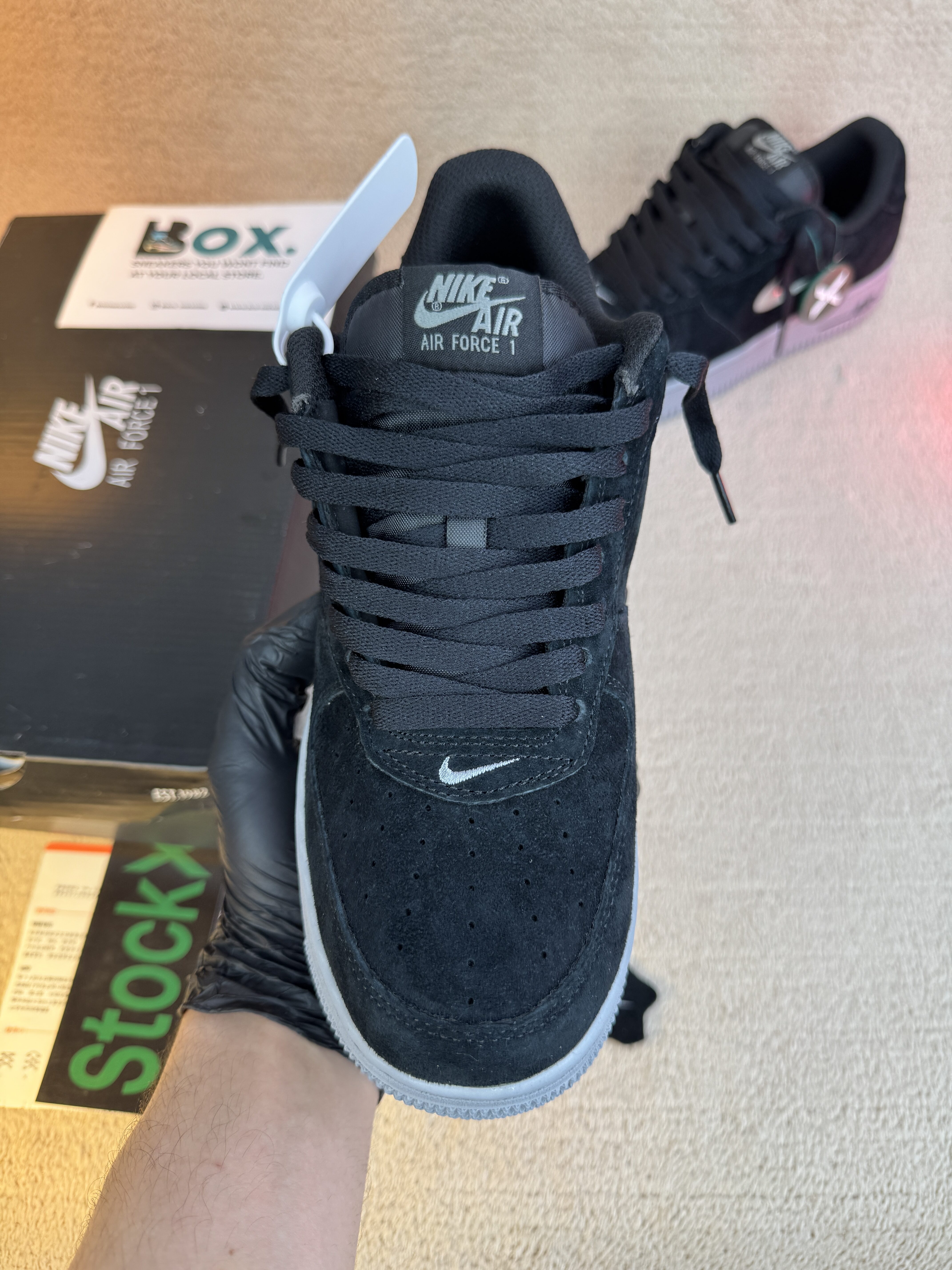 Nike Air Force 1 Low '07 Jewel Black Cool Grey - Image 8