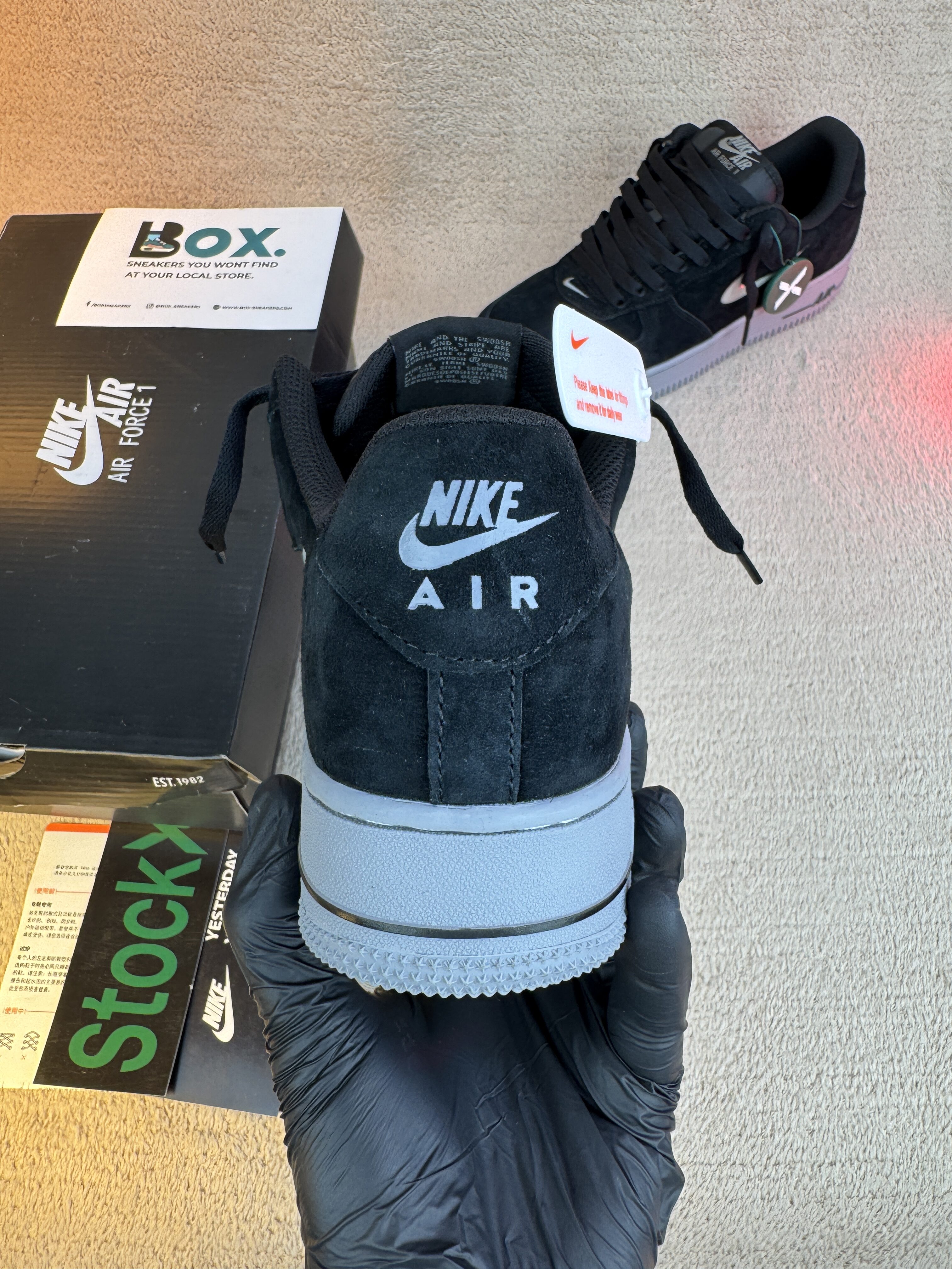 Nike Air Force 1 Low '07 Jewel Black Cool Grey - Image 10