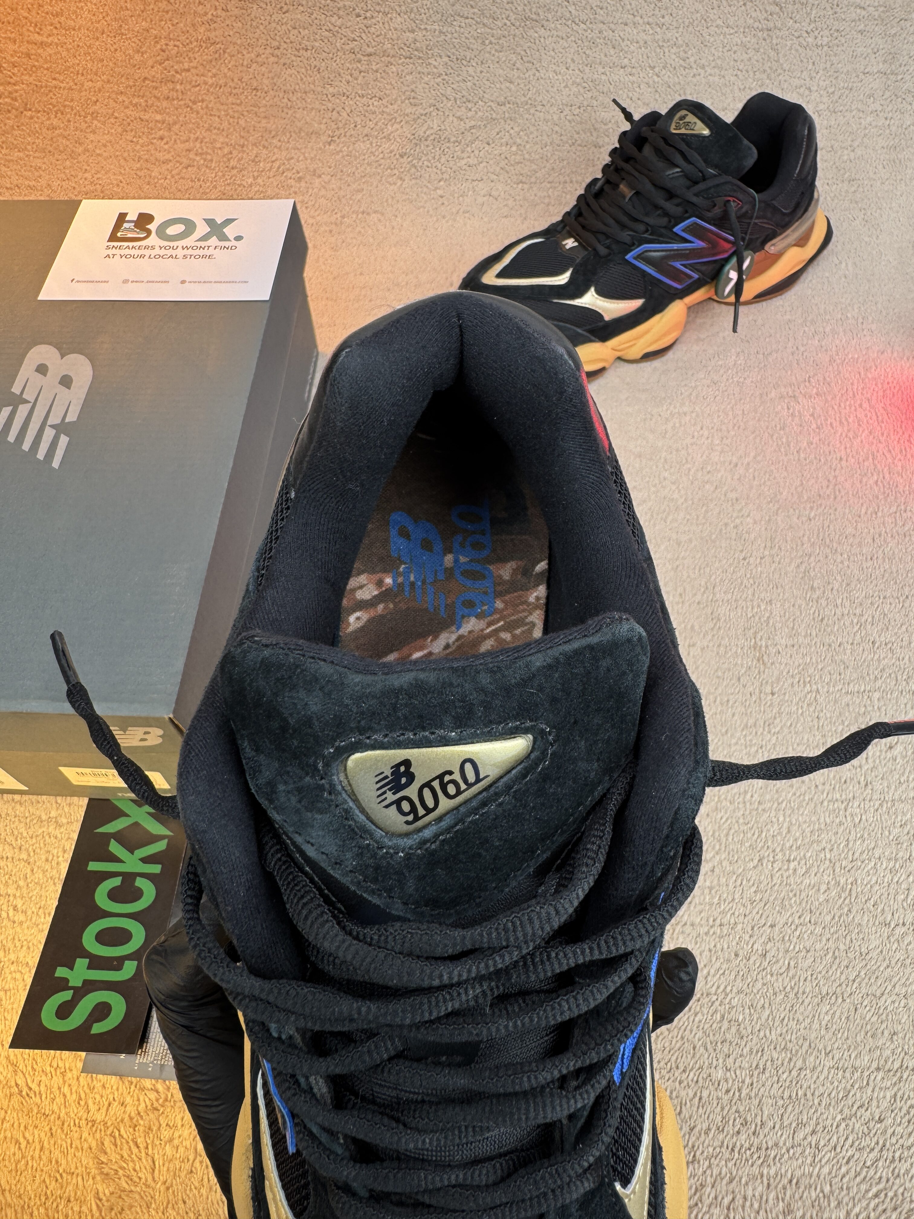 New Balance 9060 Black Royal Gum - Image 10