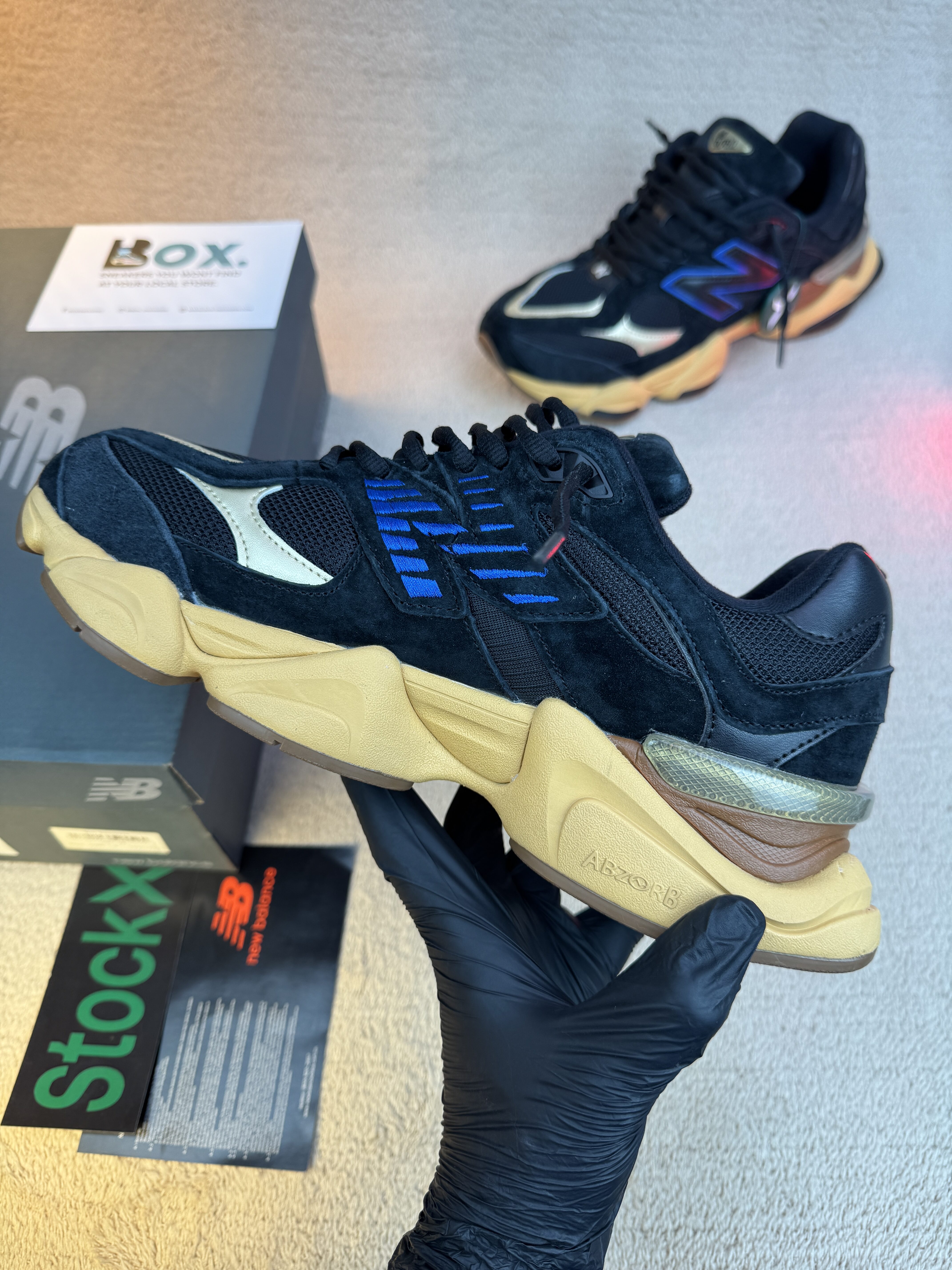 New Balance 9060 Black Royal Gum - Image 13