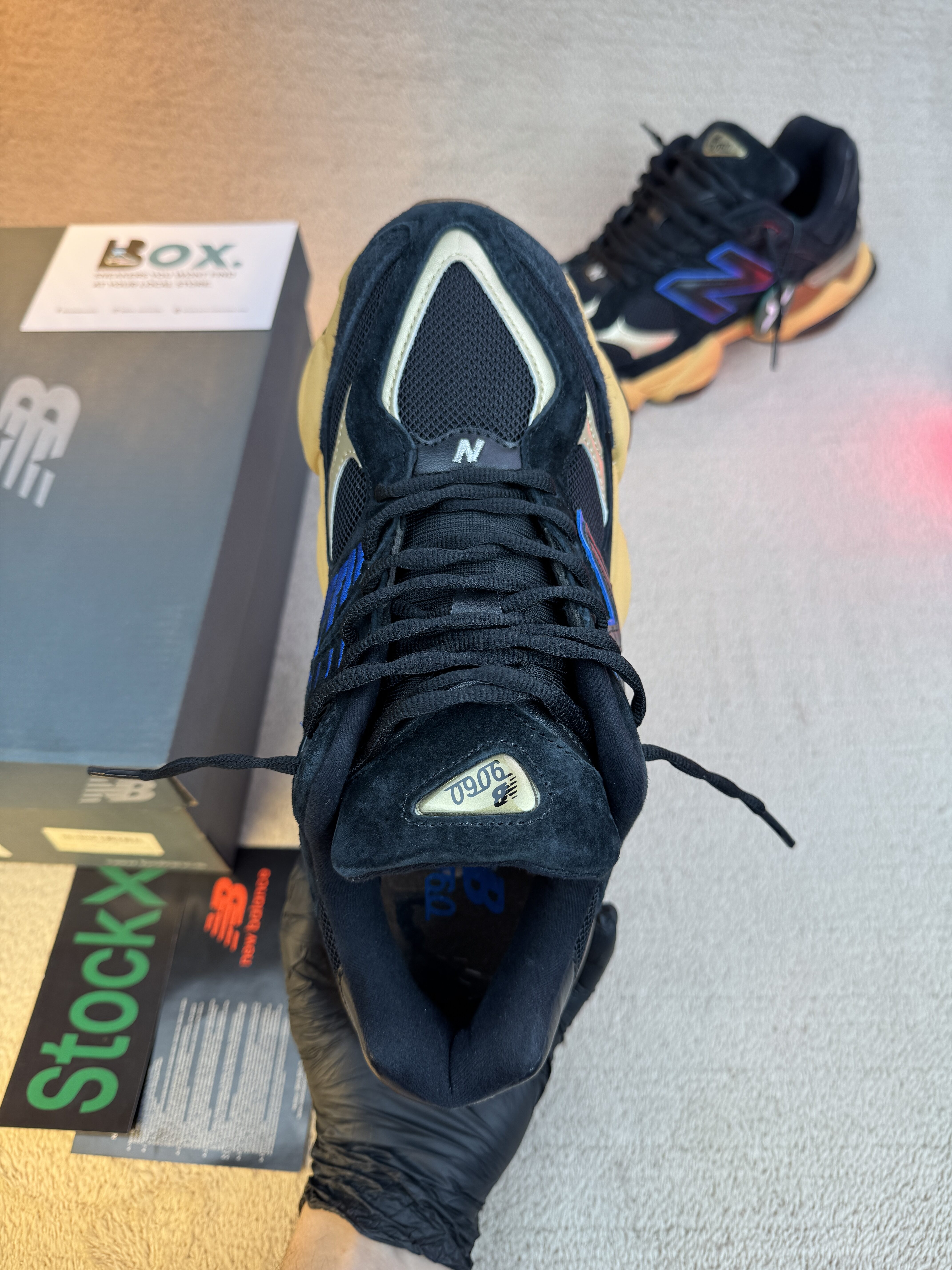 New Balance 9060 Black Royal Gum - Image 12