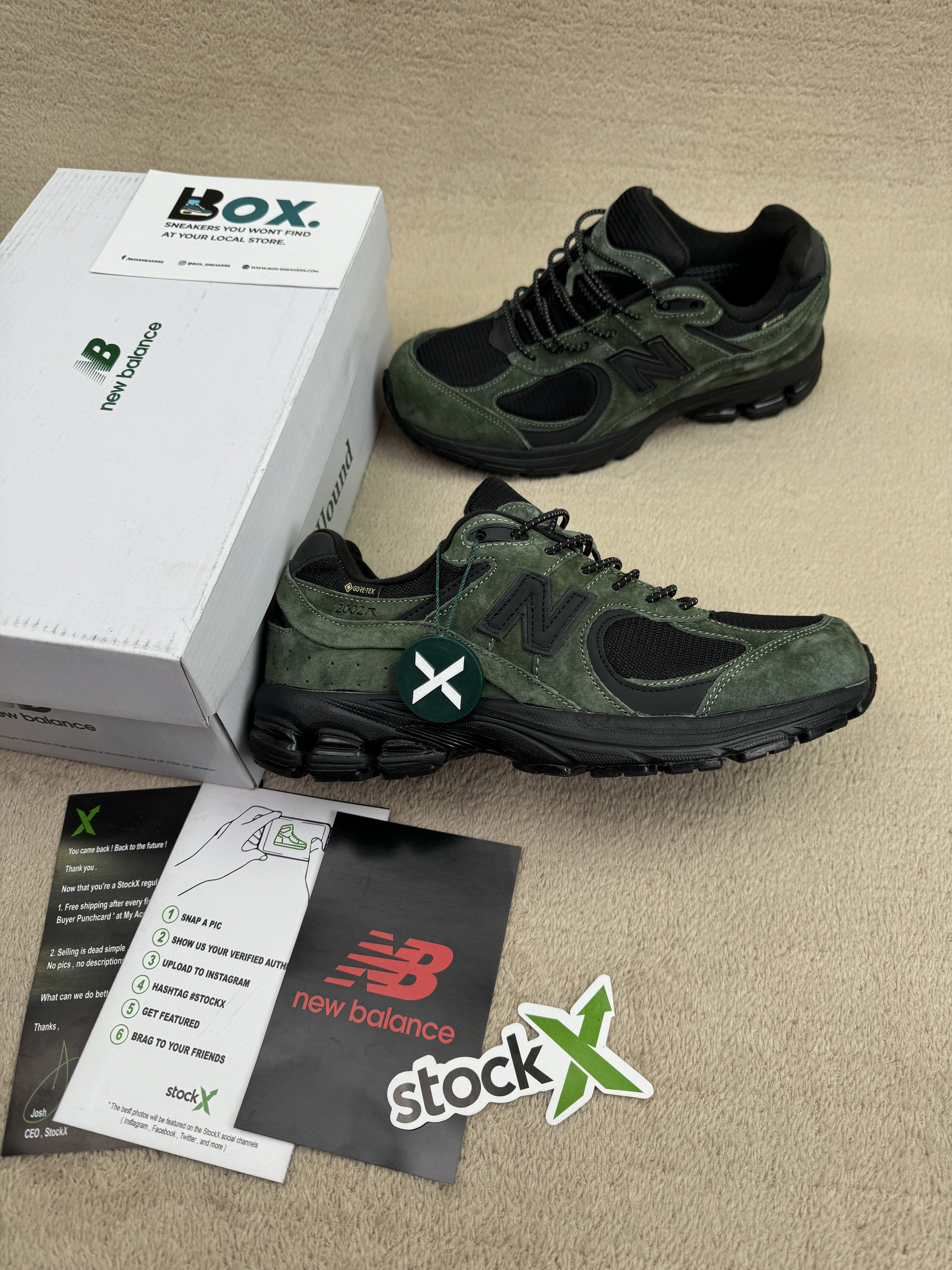 New Balance JJJJound x 2002R GORE-TEX 'Pine' - Image 2