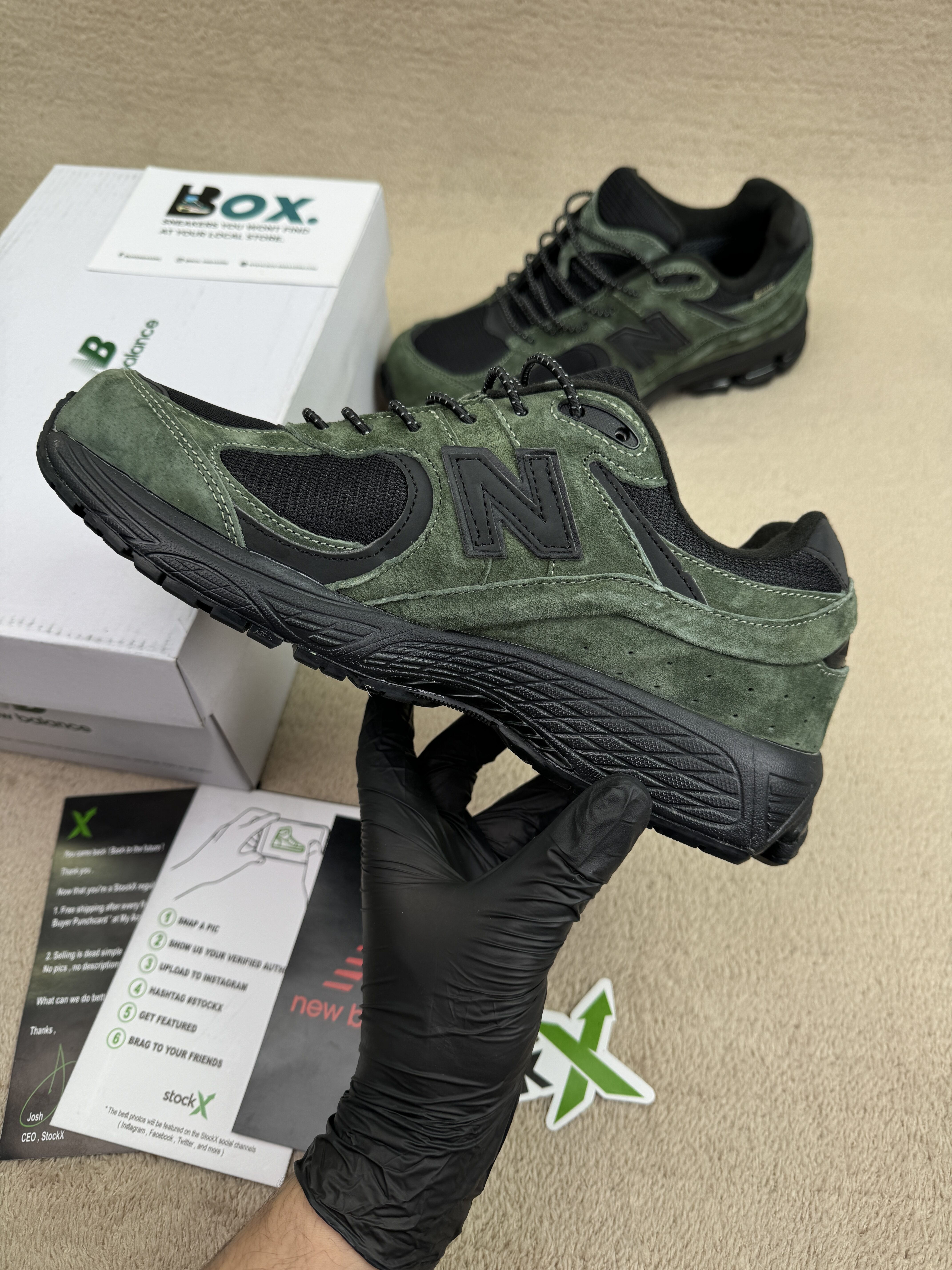 New Balance JJJJound x 2002R GORE-TEX 'Pine' - Image 8