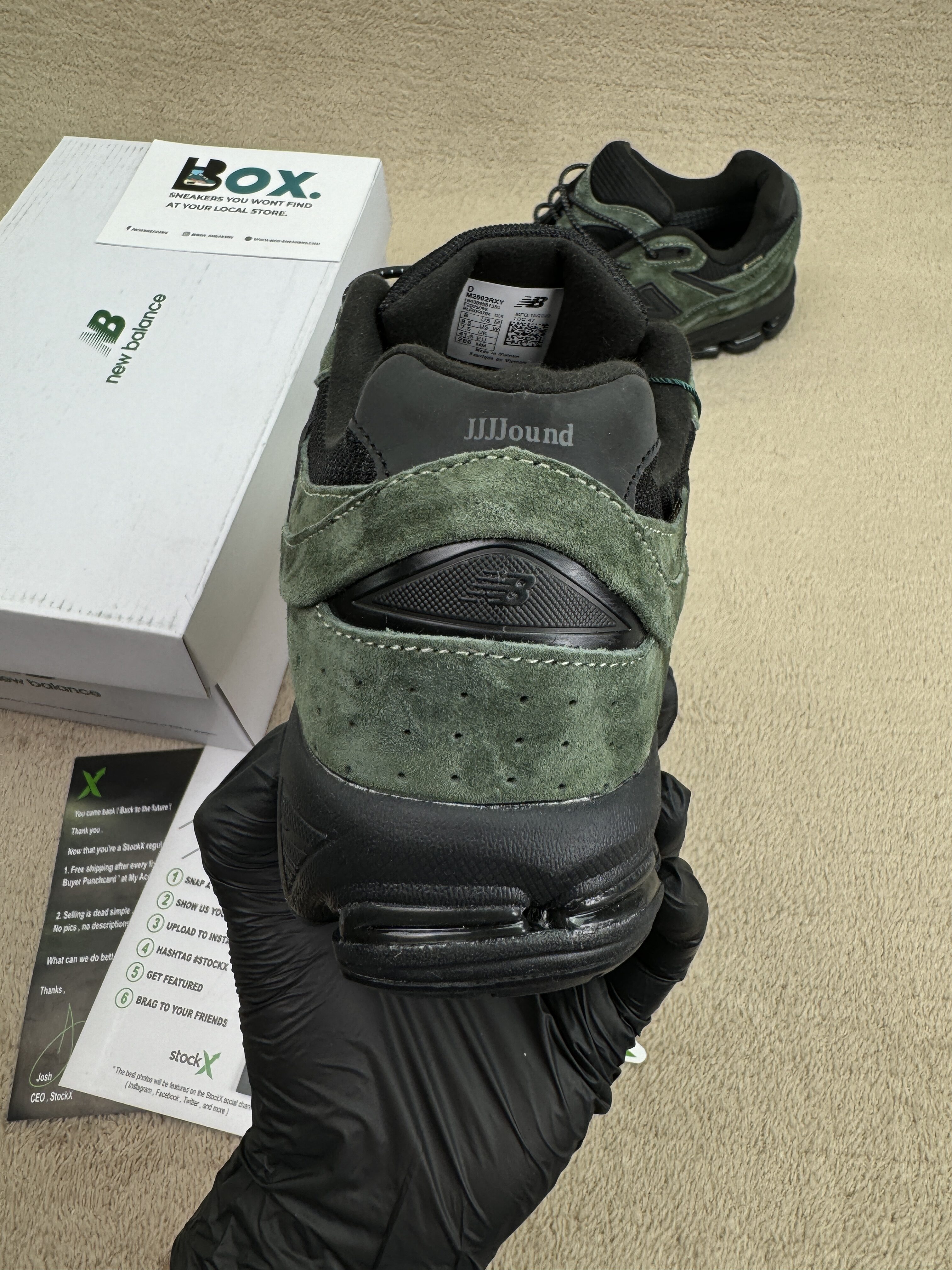 New Balance JJJJound x 2002R GORE-TEX 'Pine' - Image 9