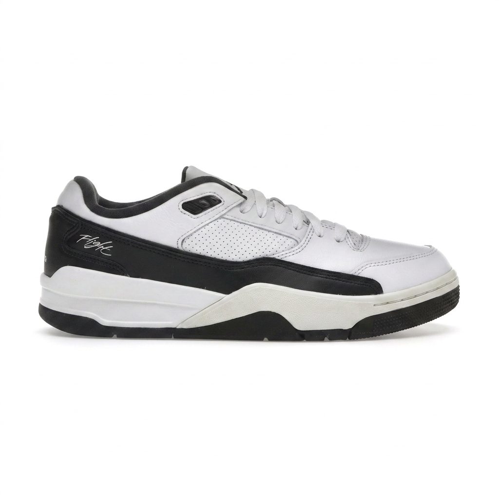 Jordan Flight Court White Black Sail