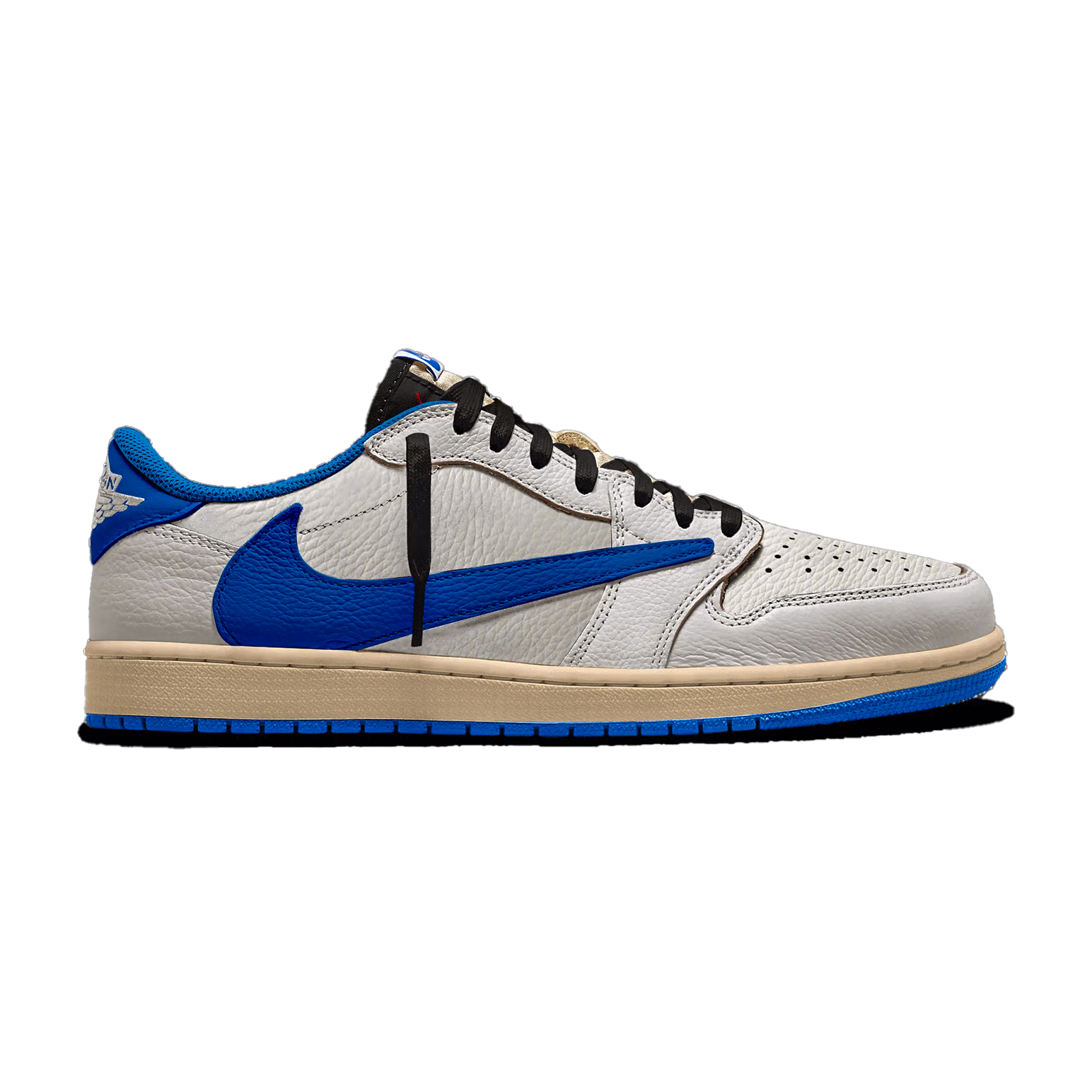 Jordan 1 Retro Low OG SP Fragment x Travis Scott Sail Military Blue