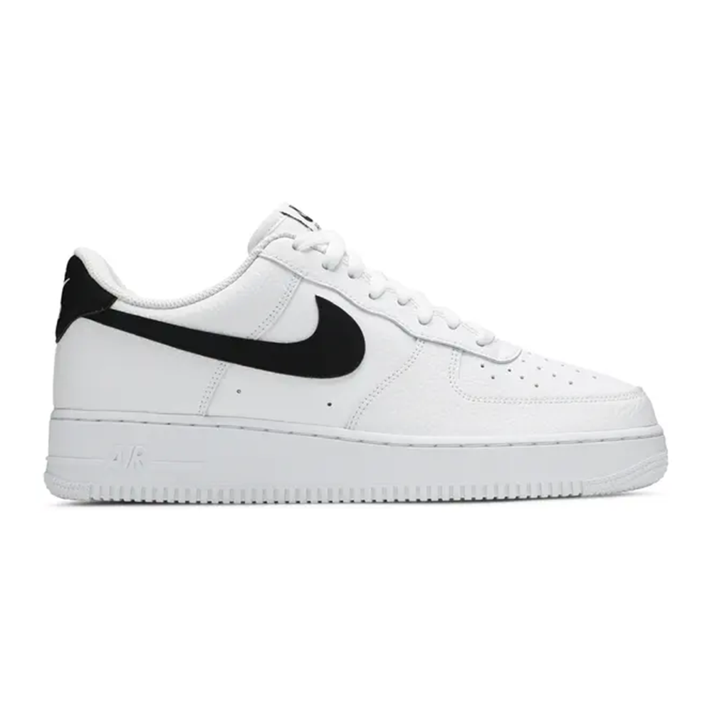 Nike Air Force 1 Low '07 White Black Pebbled Leather