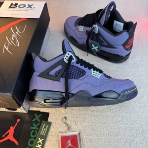 Jordan 4 Retro Travis Scott Purple (Friends and Family)