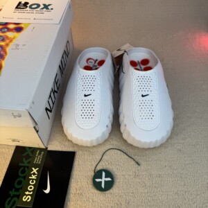 Nike Mind 001 Slide White Speed Red