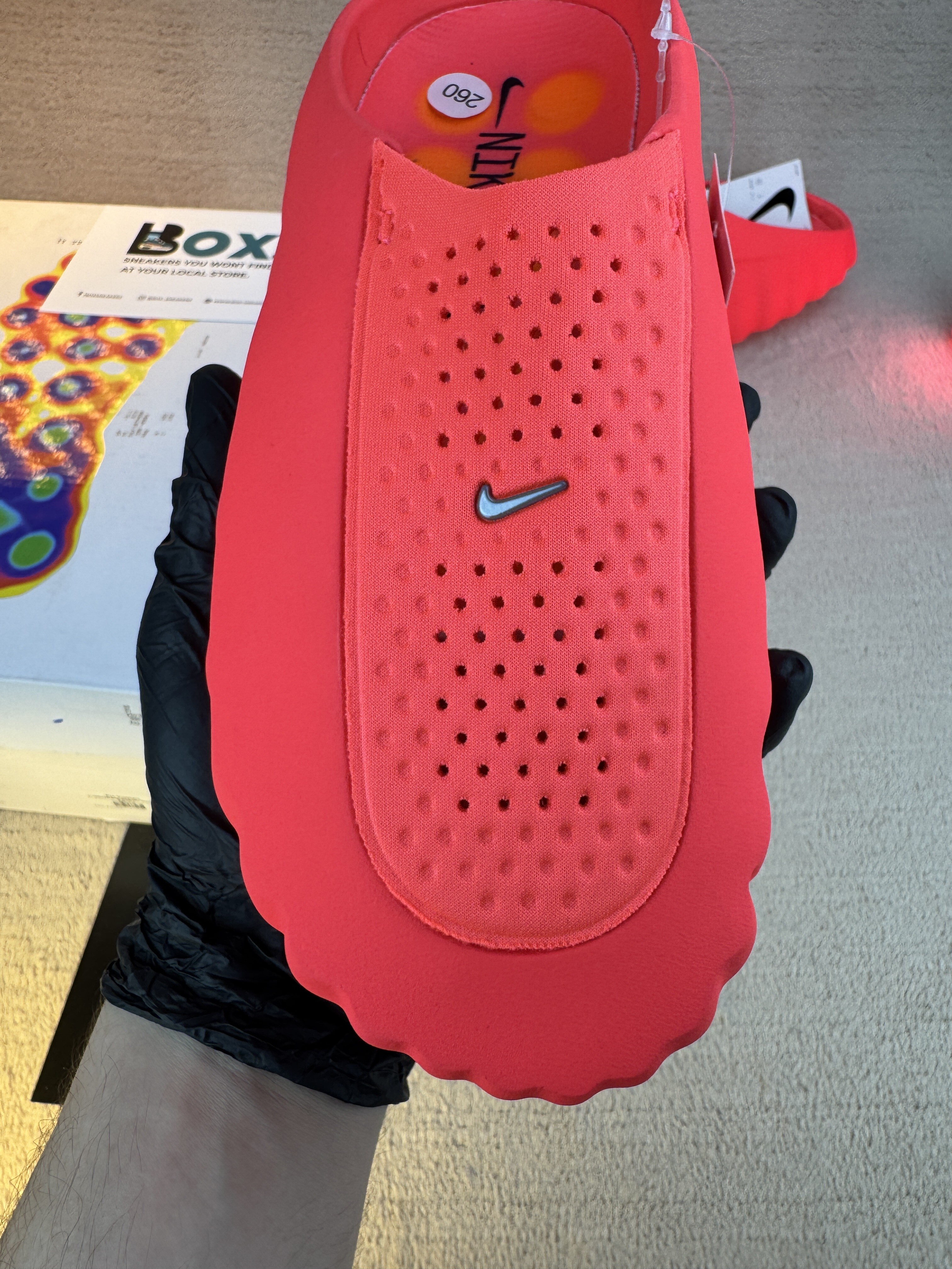 Nike Mind 001 Slide Solar Red - Image 7