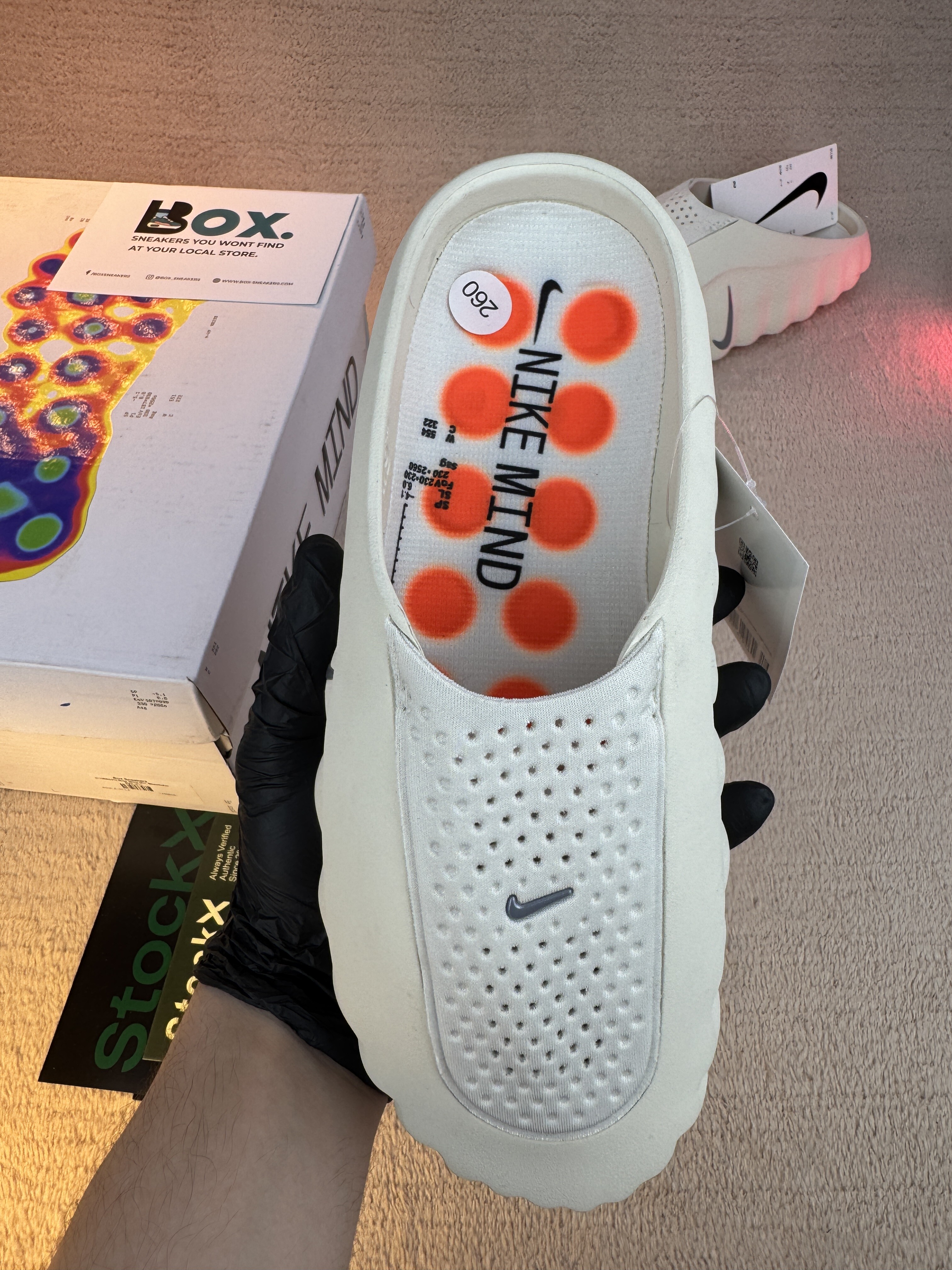 Nike Mind 001 Slide Light Bone - Image 8