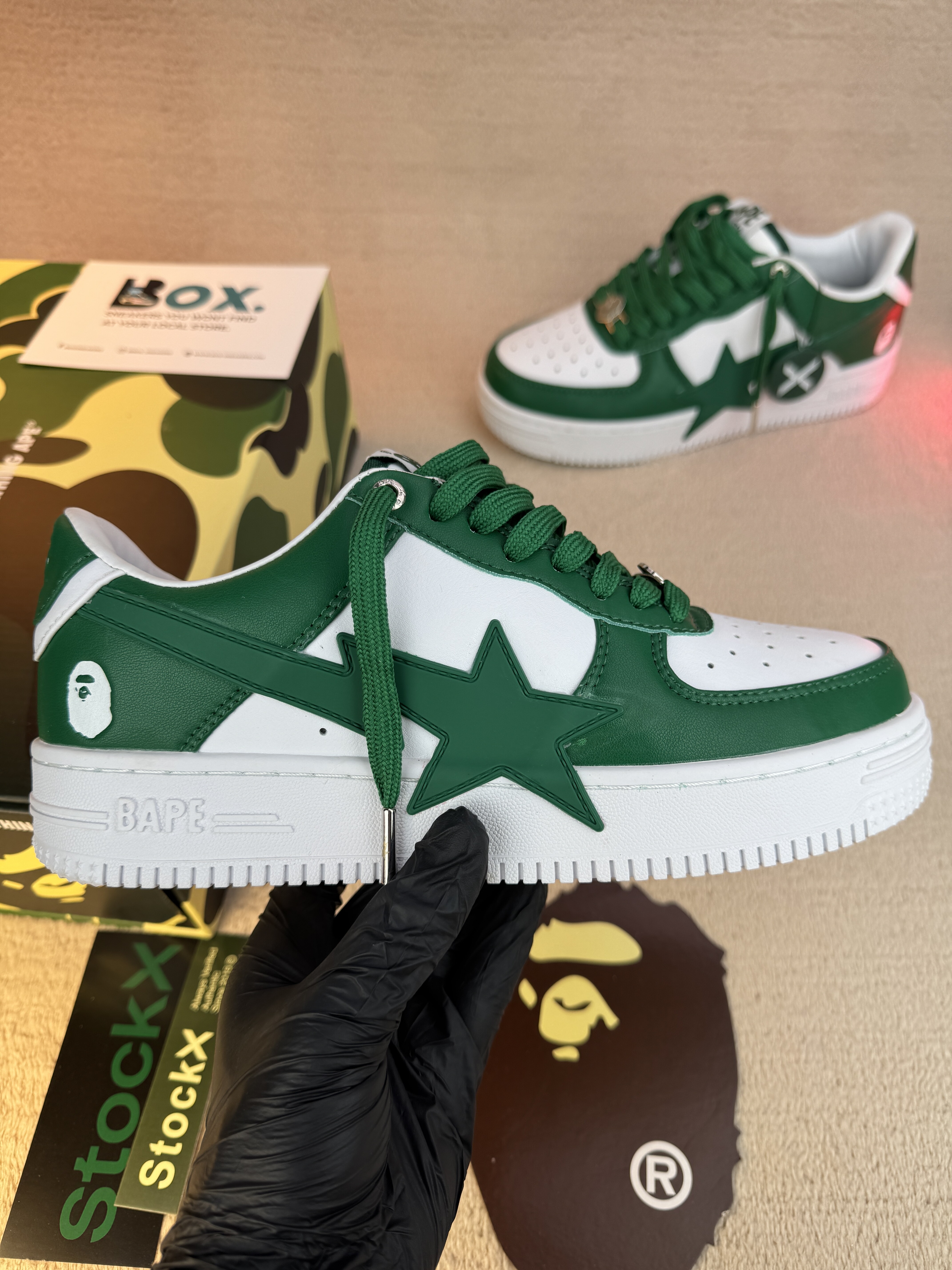 A Bathing Ape Bape Sta OS Green - Image 3