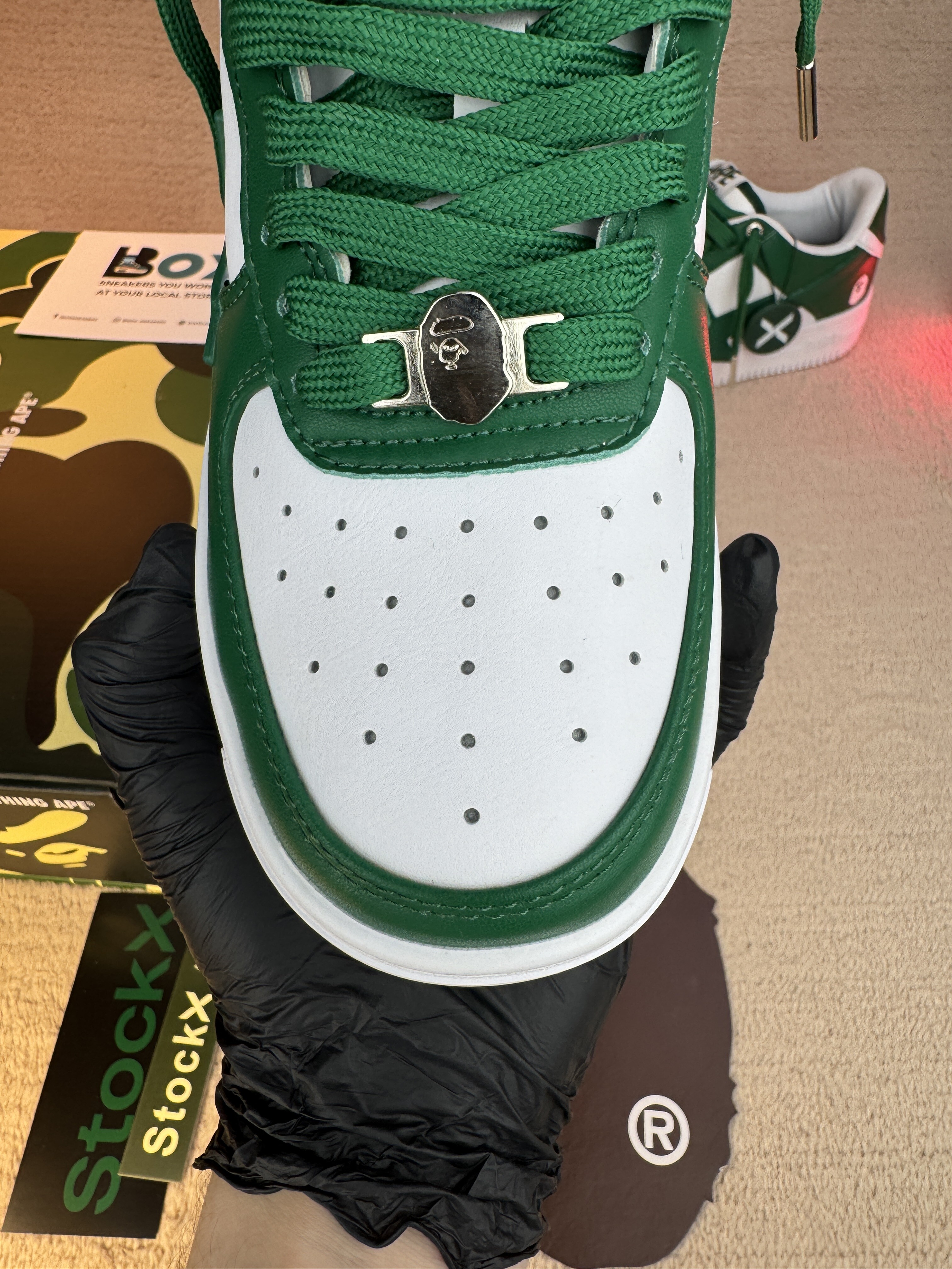 A Bathing Ape Bape Sta OS Green - Image 7