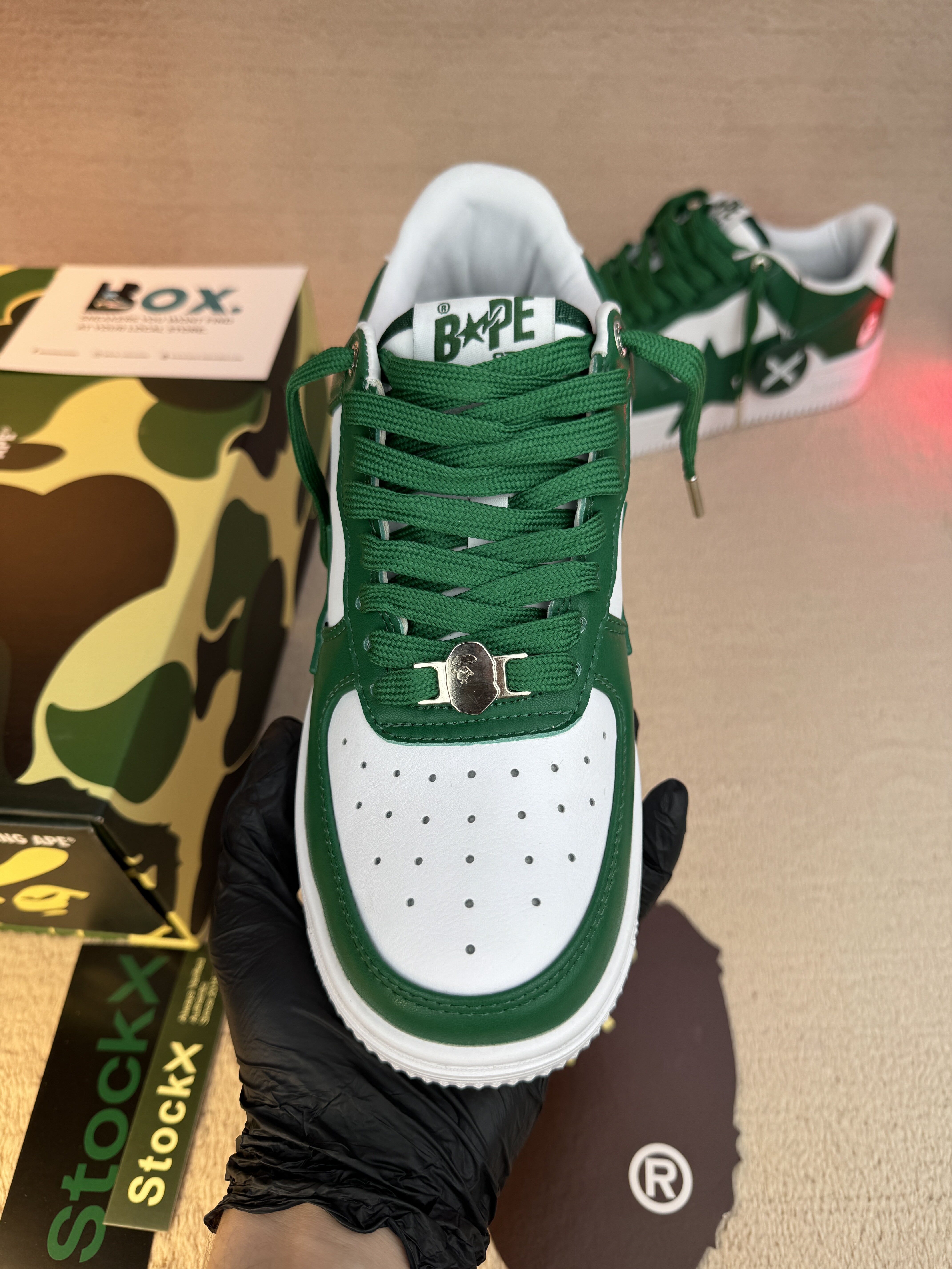 A Bathing Ape Bape Sta OS Green - Image 8