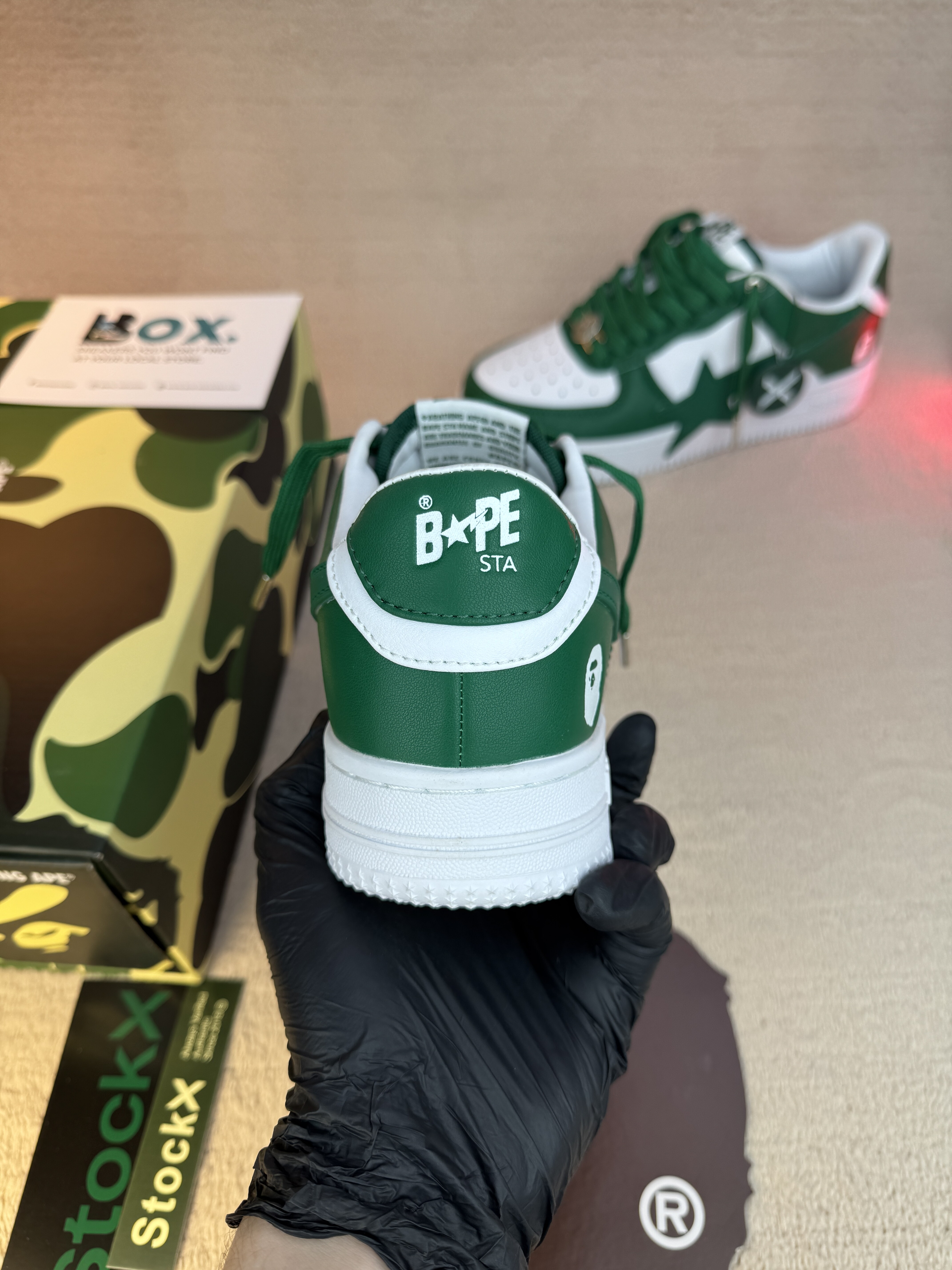 A Bathing Ape Bape Sta OS Green - Image 10