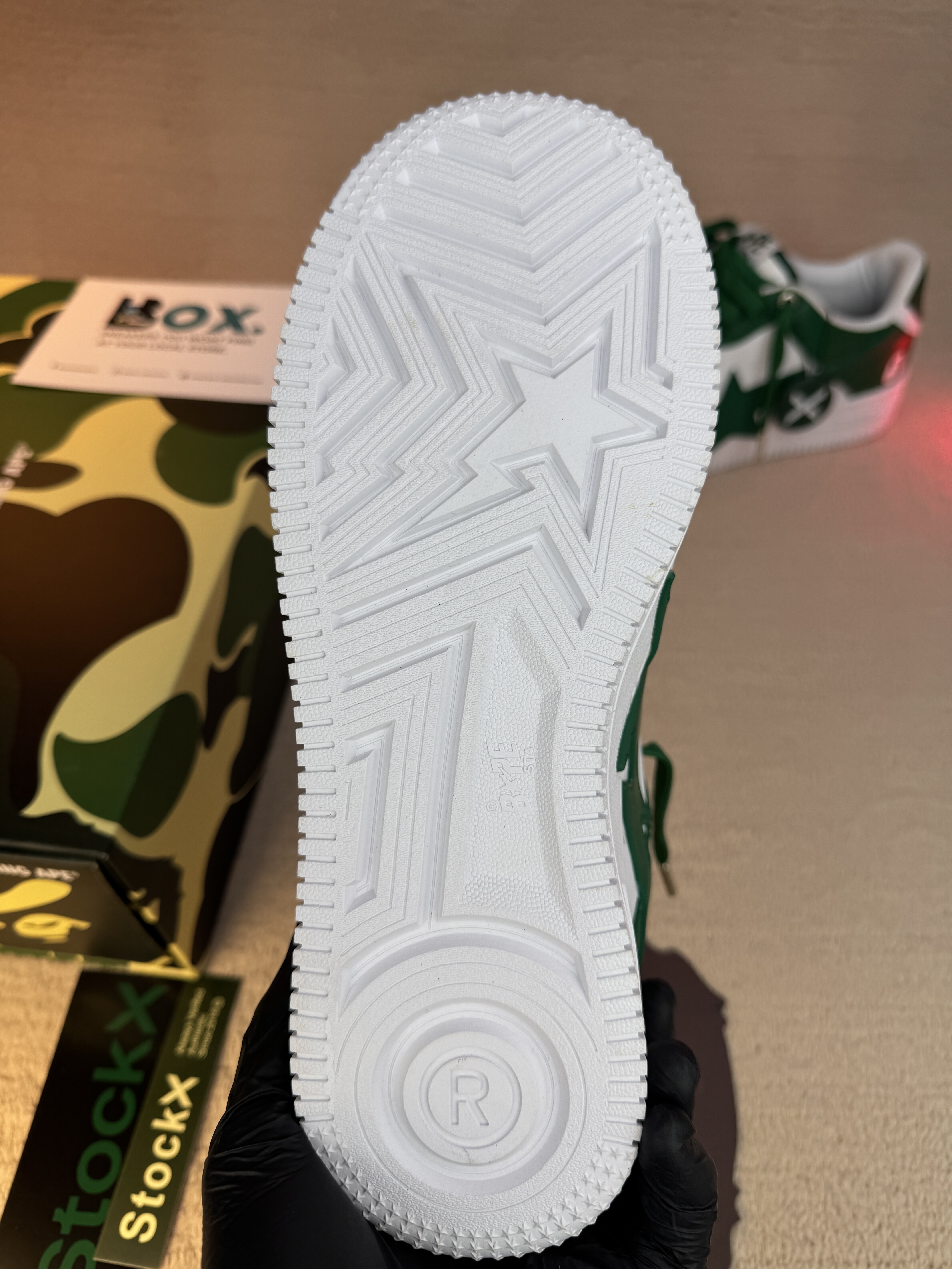 A Bathing Ape Bape Sta OS Green - Image 13