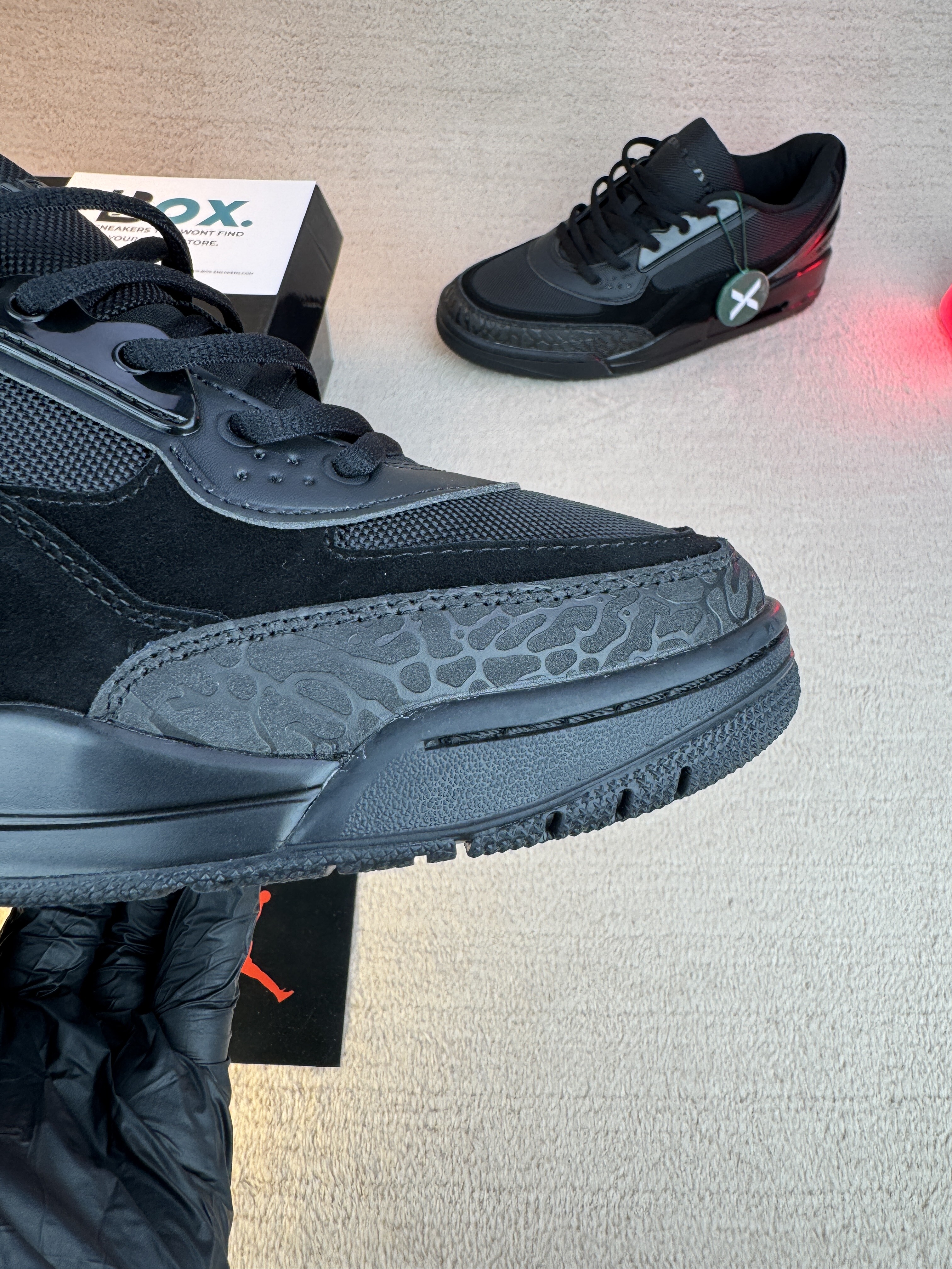 Jordan 3 RM Black Cat - Image 6