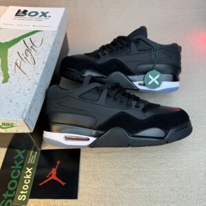 Jordan 4 RM Black White Varsity Red
