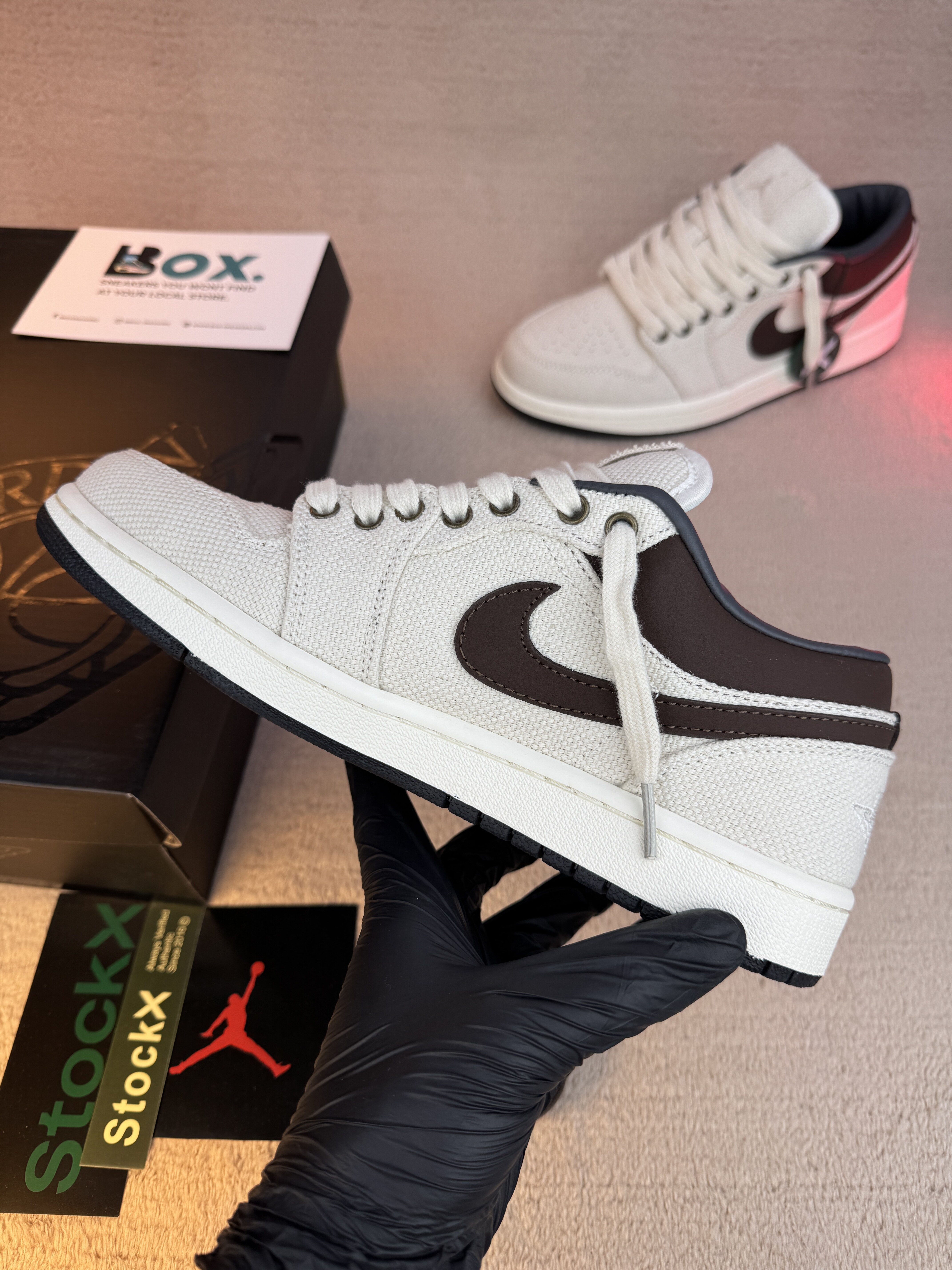 Jordan 1 Low Premium Pale Ivory Off Noir Baroque Brown - Image 12