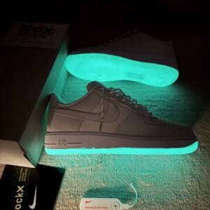 Nike Air Force 1 Low '07 White Ice Blue Sole