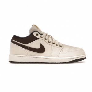 Jordan 1 Low Premium Pale Ivory Off Noir Baroque Brown