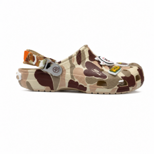 Crocs Classic Clog A Bathing Ape ABC Camo Beige